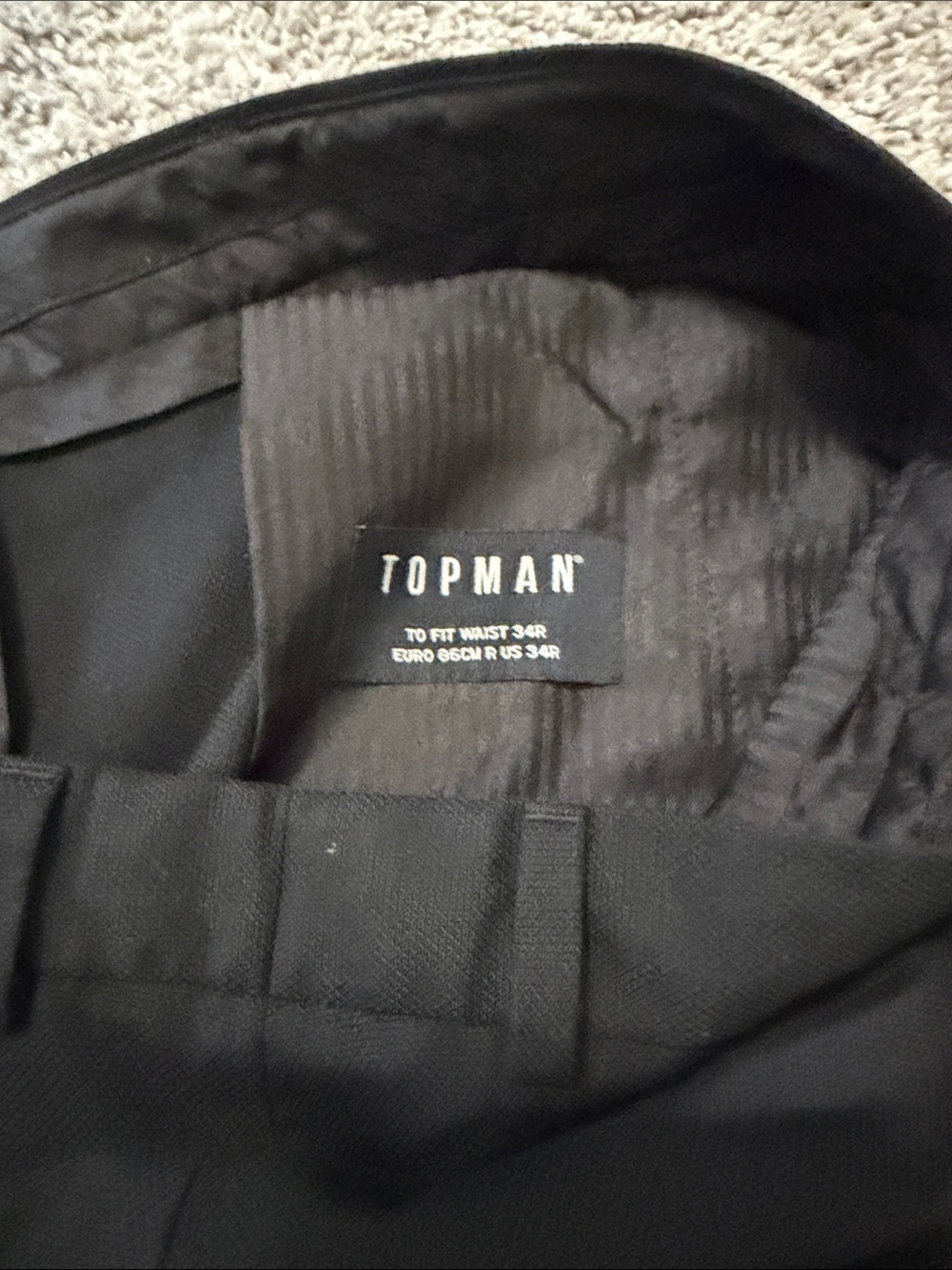 Topman - Nordstrom Classic Black Dress Pants - Picture 5 of 10